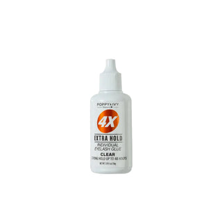 poppy and ivy 4x extra hold eyelash glue 30g strong lash adhesive quick dry long lasting false lash glue professional makeup product