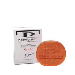 carrot exfoliating scrub soap for brightening smooth skin and removing dead skin cells