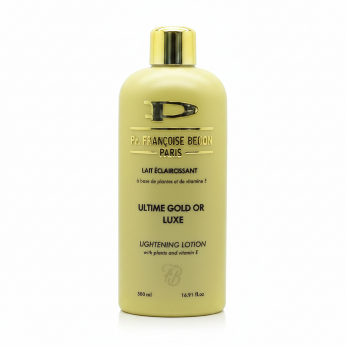 pr francoise bedon ultime gold luxe lightening lotion 500ml bright skin body lotion glow