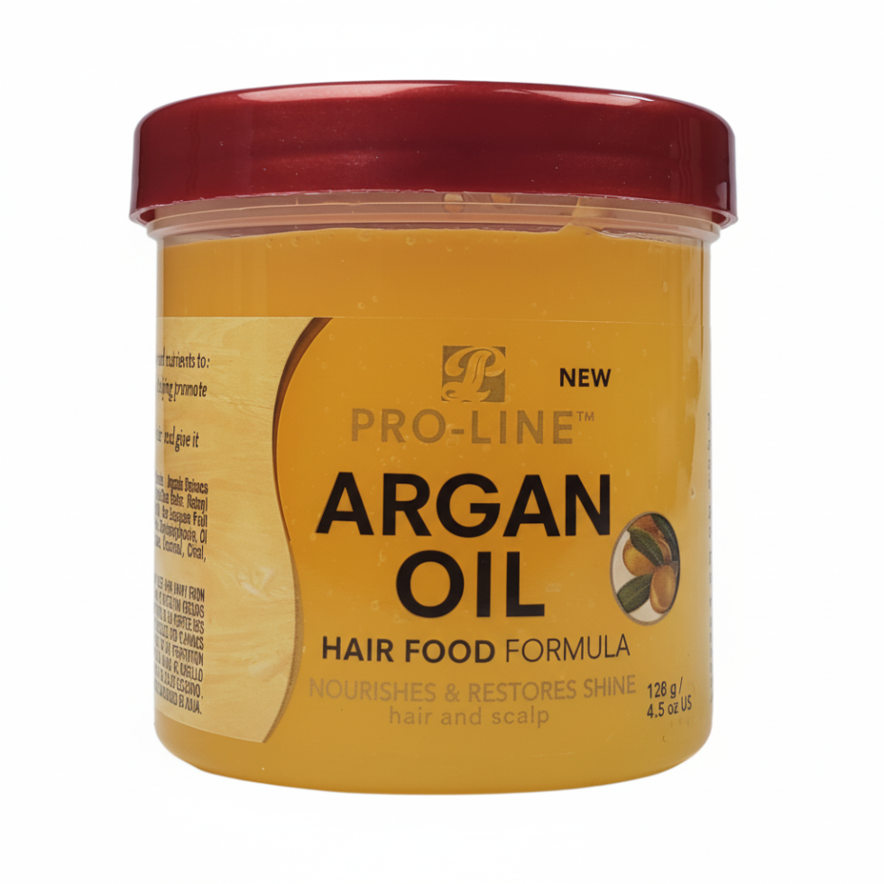 pro line argan oil hair food formula 128g nourish hydrate revitalize dry hair moisturizing hair care cream shine smooth hair treatment