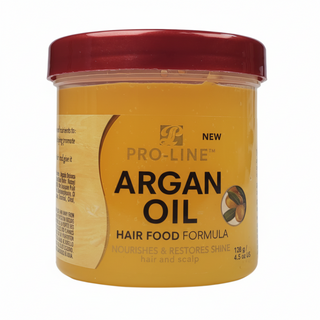 pro line argan oil hair food formula 128g nourish hydrate revitalize dry hair moisturizing hair care cream shine smooth hair treatment