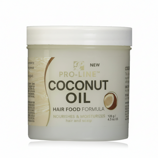 pro line coconut oil hair food formula 128g nourish hydrate hair and scalp moisturizing cream frizz control soft shiny hair care treatment