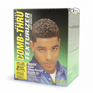pro line comb thru texturizer 1 application kit define curls waves at home hair styling kit enhances natural texture and curl definition