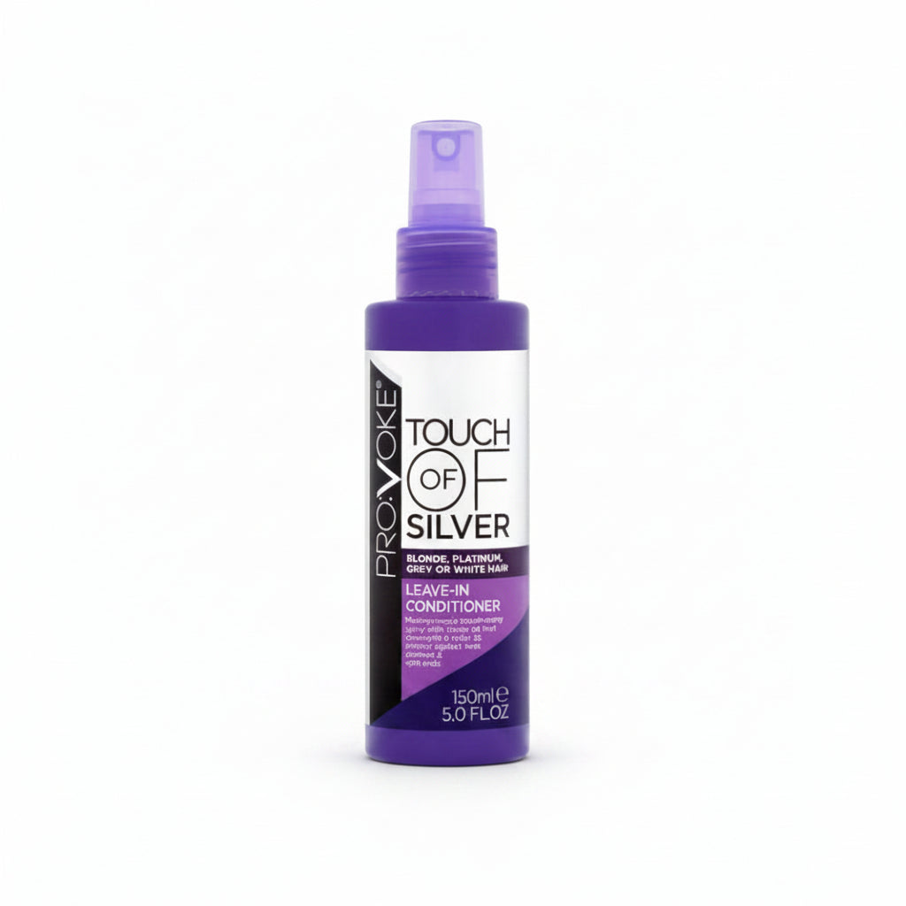 provoke touch of silver leave in conditioner 150ml hydration detangling heat protection hair
