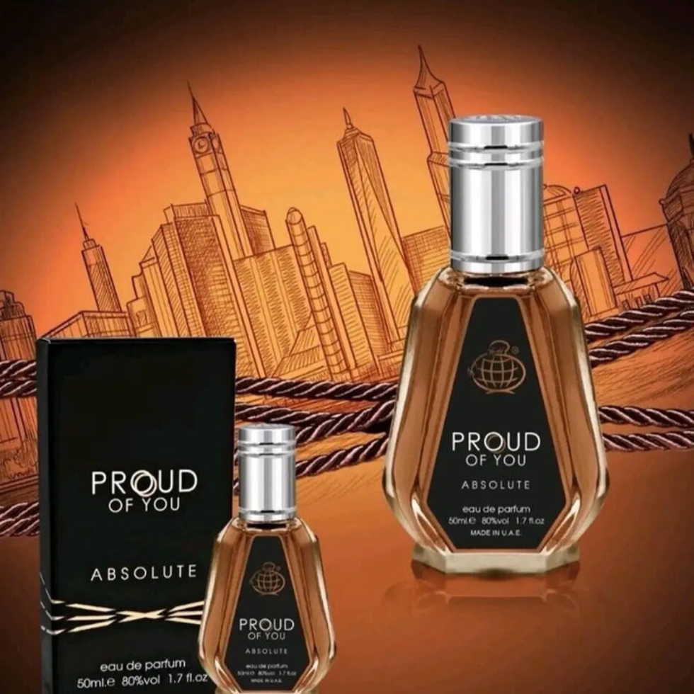 Proud Of You Absolute EDP 50ml Fragrance World warm masculine woody spicy long lasting perfume
