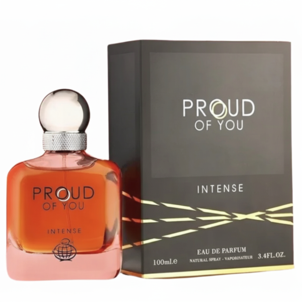 Proud Of You Intense Man EDP 100ml Fragrance World bold spicy vanilla masculine long lasting perfume
