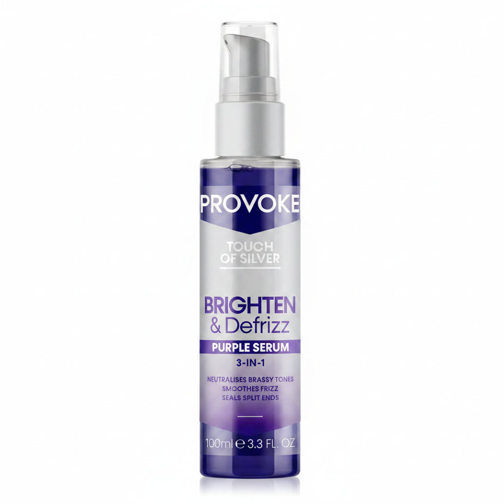 provoke purple serum 3 in 1 100ml for toning frizz control and shine