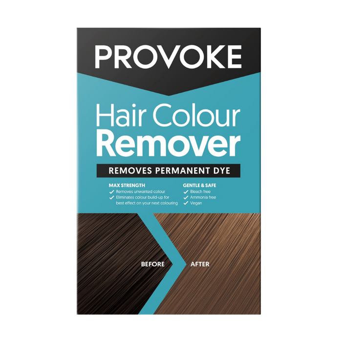 provoke hair colour remover for removing dye and correcting hair color safely