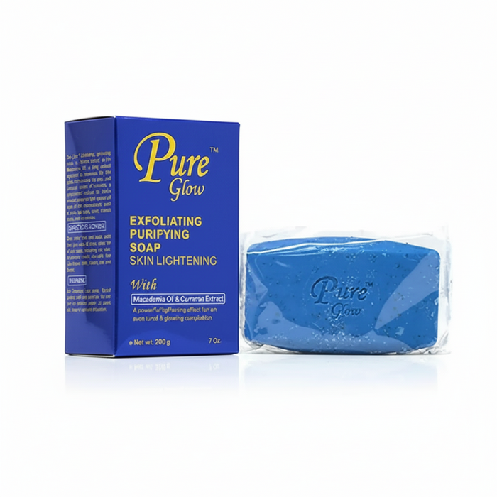 Pure Glow Exfoliating Lightening Soap 200g | Brightening Cleanser Bar