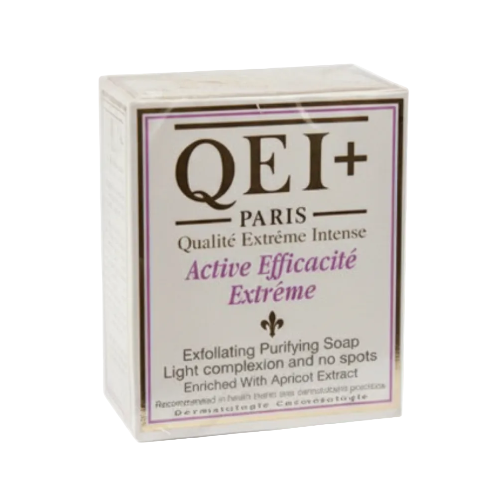 qei efficacite extreme shea butter soap exfoliating brightening care cleansing soap skin glow bar nourishing skincare soap