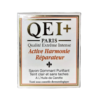 qei harmonie carrot soap 200g exfoliating brightening bar cleansing soap skin glow deep clean skincare soap