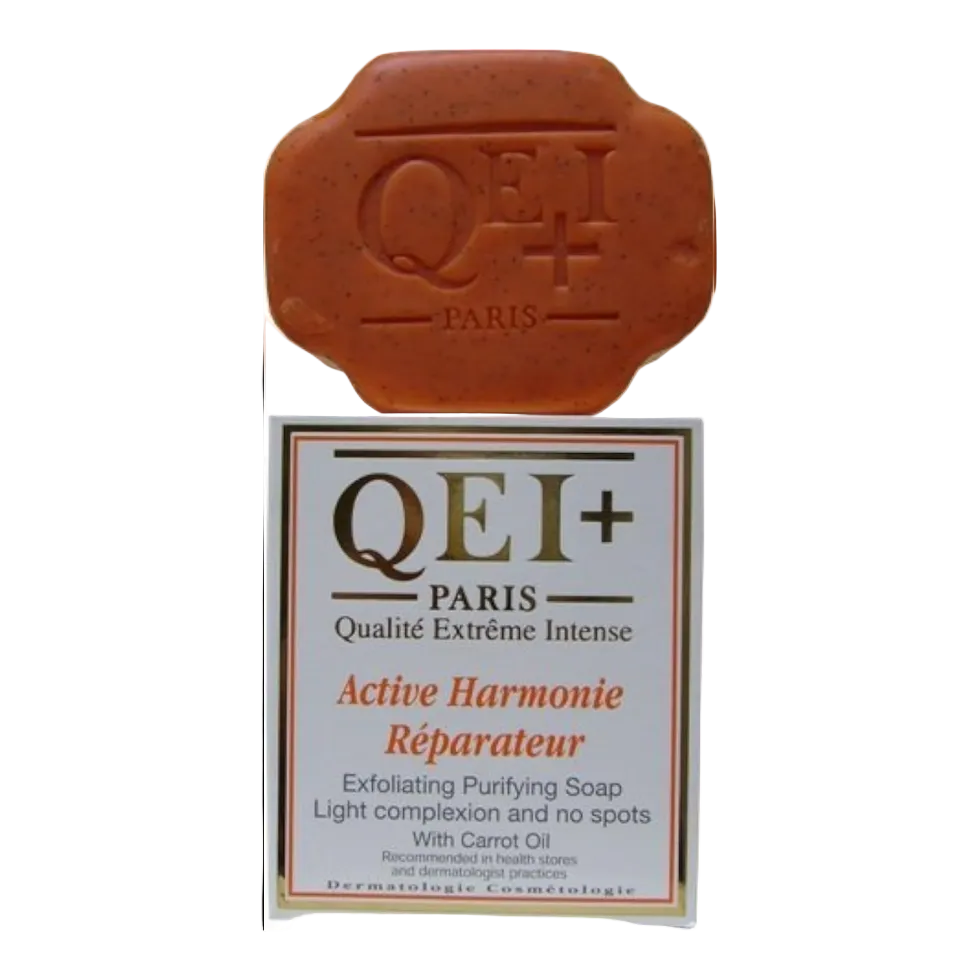 qei harmonie exfoliating soap 200g purifying brightening bar cleansing soap skin glow deep clean skincare soap