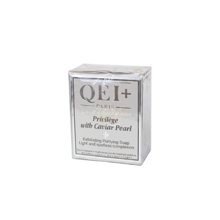 qei plus privilege caviar soap 200g exfoliating brightening care luxury cleansing bar skin glow soap exfoliation treatment