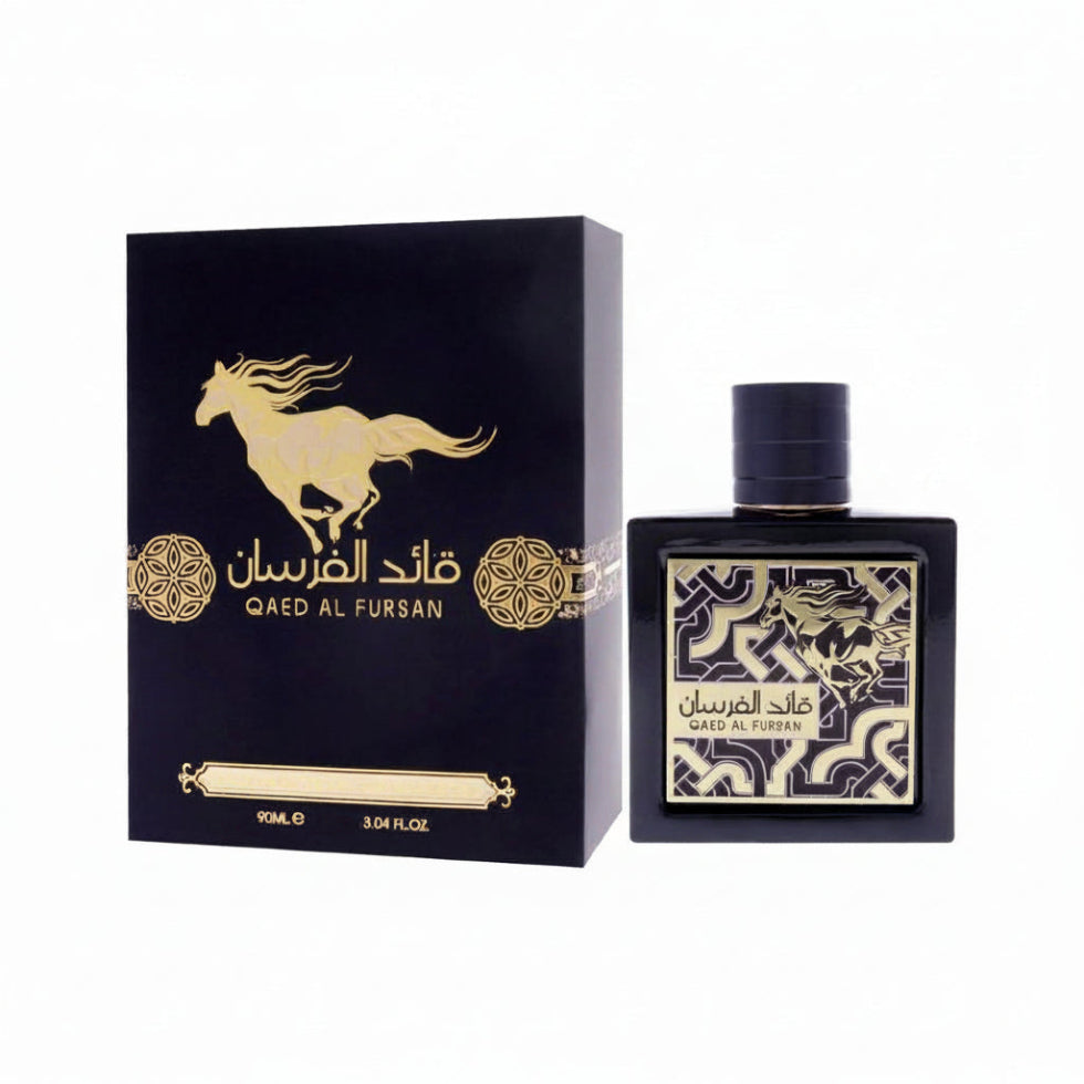 Qaed Al Fursan Eau De Parfum 90ml by Lattafa juicy pineapple sweet woody oud long-lasting unisex fragrance
