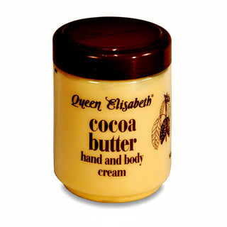 Queen Elisabeth cocoa butter cream for deep moisturizing body and hand skin care