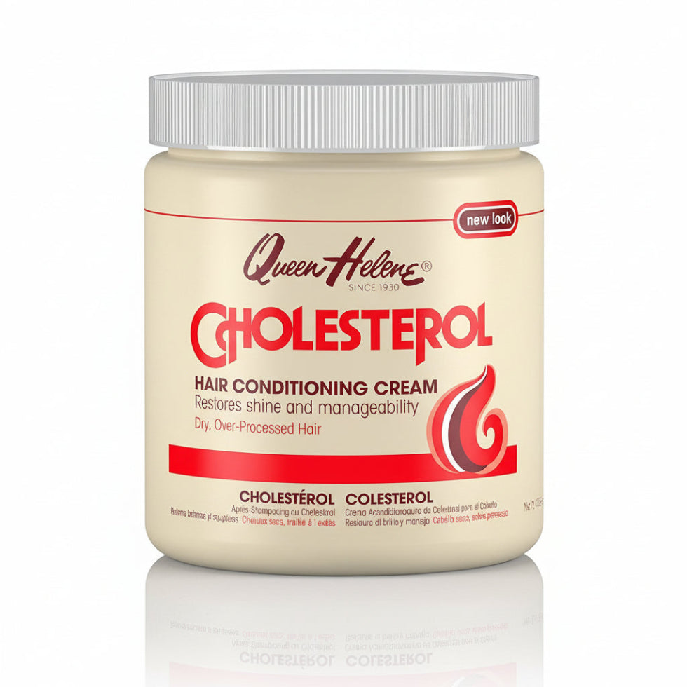 Queen Helene cholesterol hair conditioning cream 425g deep repair treatment for dry damaged and chemically treated hair