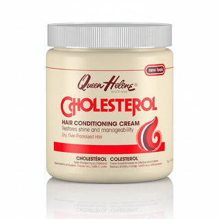 Queen Helene cholesterol hair conditioning cream 425g deep repair treatment for dry damaged and chemically treated hair