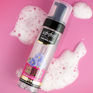Sofnfree Flaxseed Oil & Rosewater Curling Mousse 200ml | Defined, Bouncy Curls