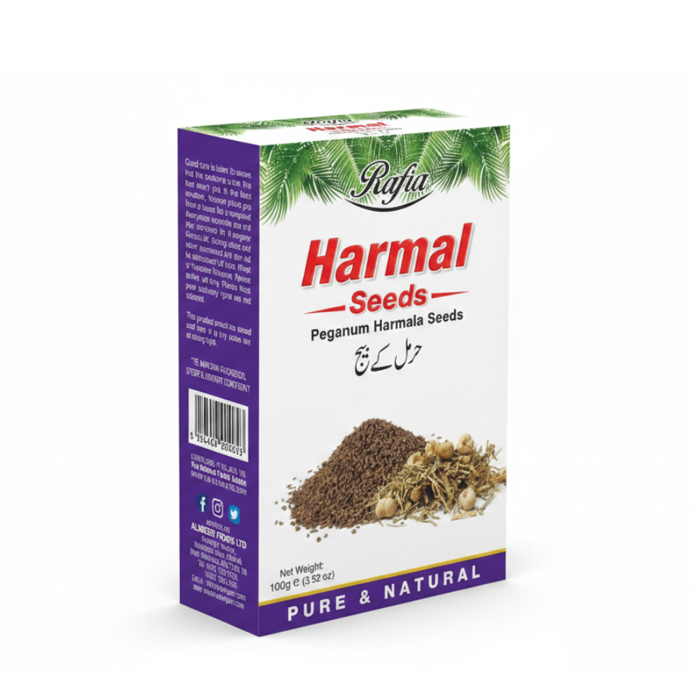 Rafia harmal seeds 100g natural herbal wellness seeds for traditional use and cleansing