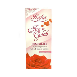rafia arq e gulab rose water 240ml for skin hydration glow and natural toner care