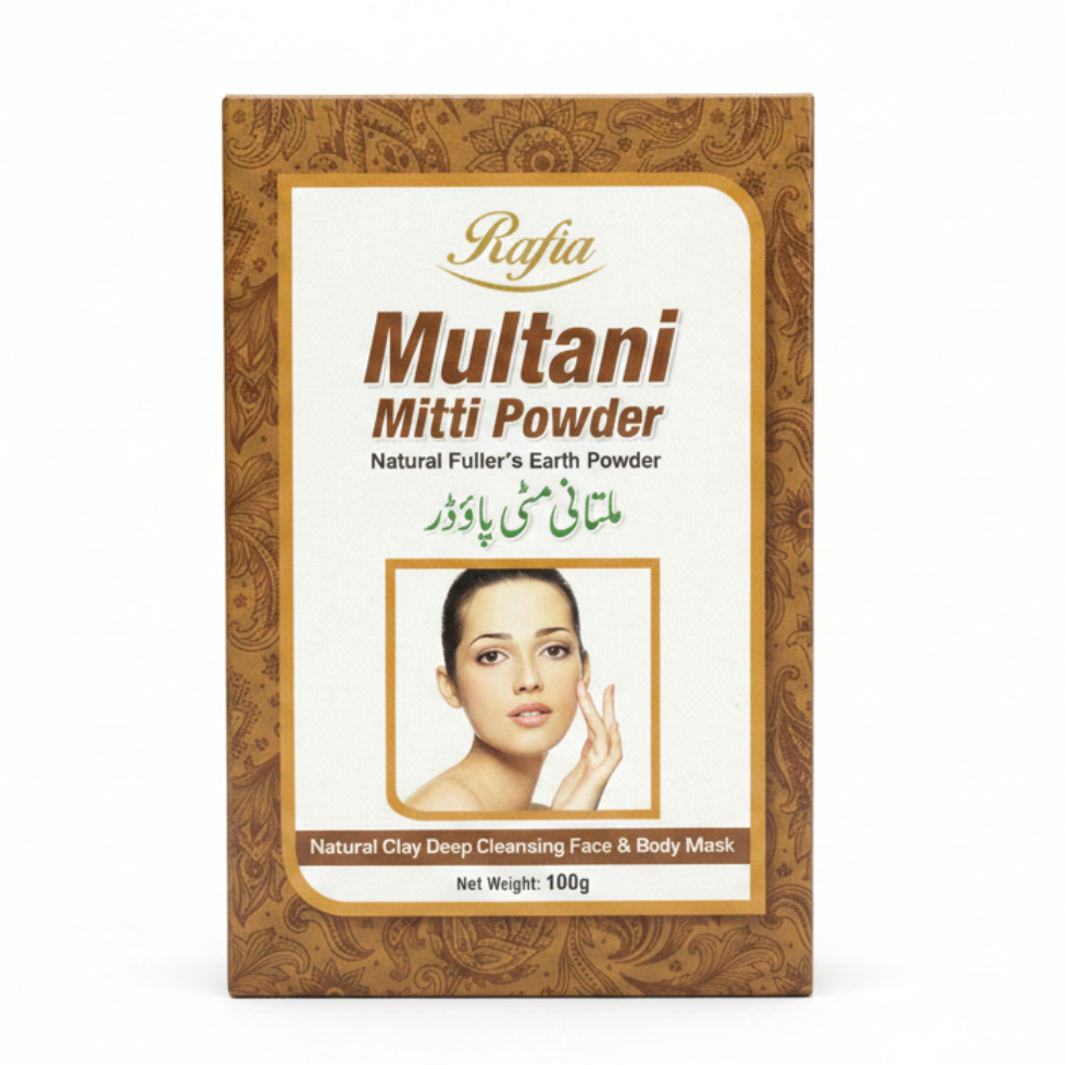 Multani mitti powder for deep cleansing oil control acne care and natural glowing skin
