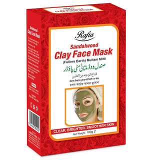 Sandalwood clay face mask for glowing skin acne control and deep pore purification for smooth healthy skin