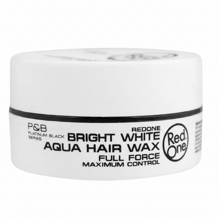 Red One Bright White Aqua Hair Wax 150ml |Full Force Maximum Control