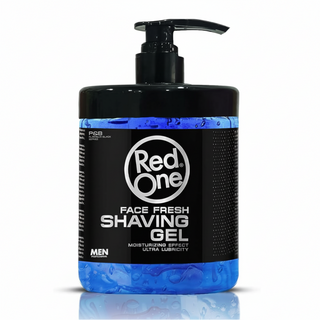 Red one face fresh shaving gel 1000ml smooth refreshing irritation free shave gel