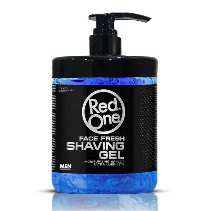 Red one face fresh shaving gel 1000ml smooth refreshing irritation free shave gel