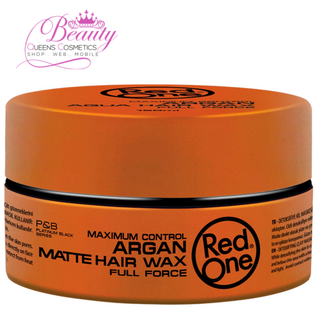 Red One Argan Matte Hair Wax 150ml | Full Force Maximum Control