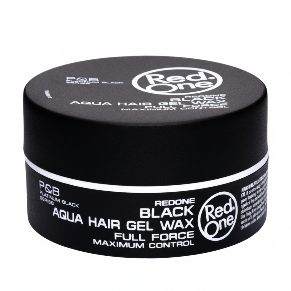 Red One black aqua hair gel wax 150ml full force maximum control strong hold styling wax