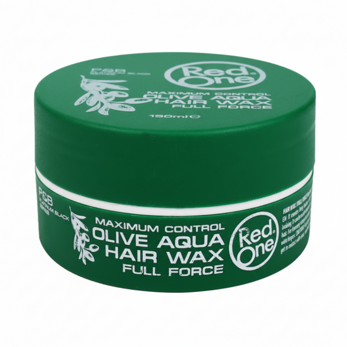 Red One Olive Aqua Hair Wax 150ml | Full Force Maximum Control