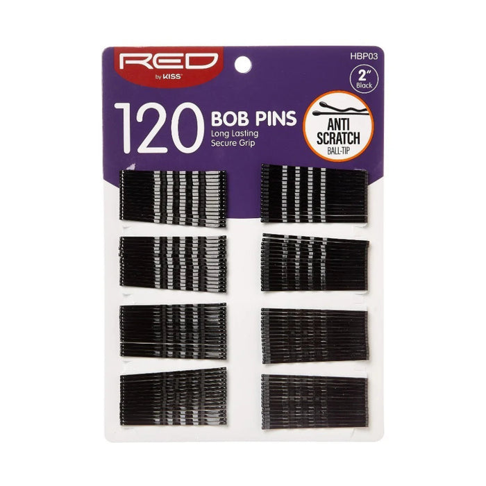 Red By Kiss Bob Pins 2″ (120pcs) | Professional Hairstyling Grips