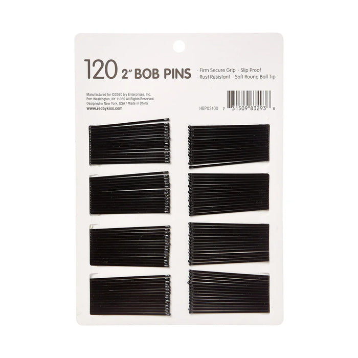 Red By Kiss Bob Pins 2″ (120pcs) | Professional Hairstyling Grips
