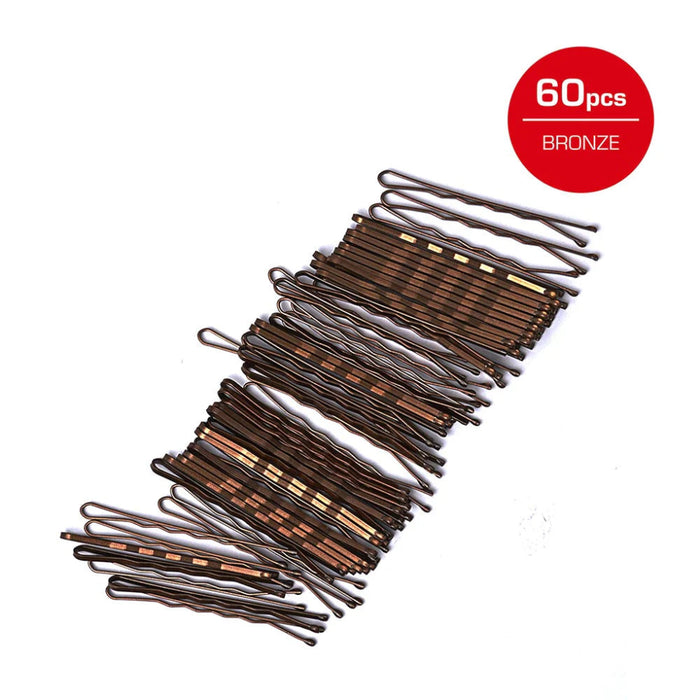 Red By Kiss Bob Pins 2″ Bronze | Professional Hairstyling Grips