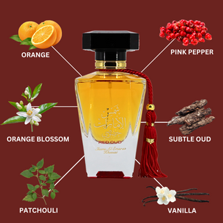 Red Oud Shams Al Emarat Khususi EDP 100ml warm oriental vanilla oud long-lasting perfume
