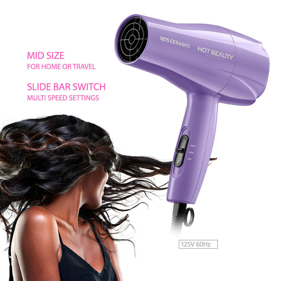 Red by Kiss 1875 styler ceramic hair dryer box with styling attachments