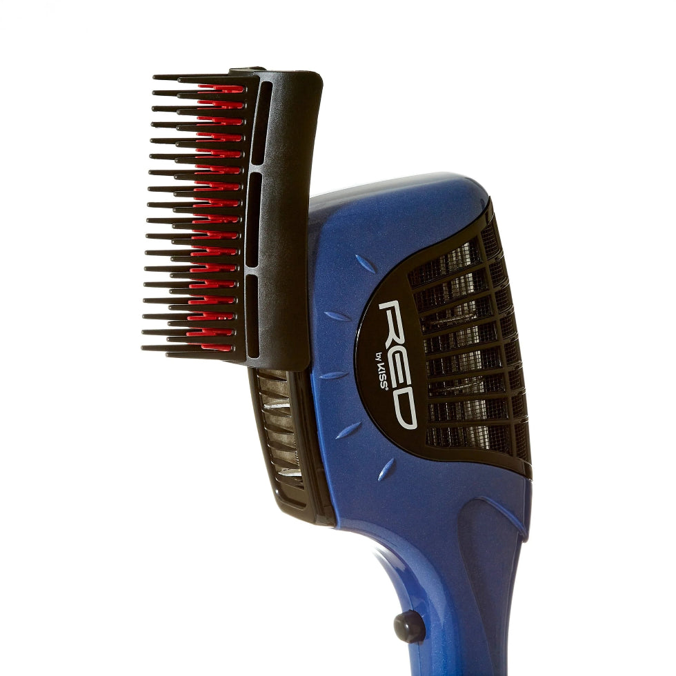 Red by Kiss 1900 styler tourmaline ceramic hair dryer with 3 styling attachments box
