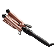 Red by Kiss 1 inch triple barrel hair waver ceramic beach wave styling iron box
