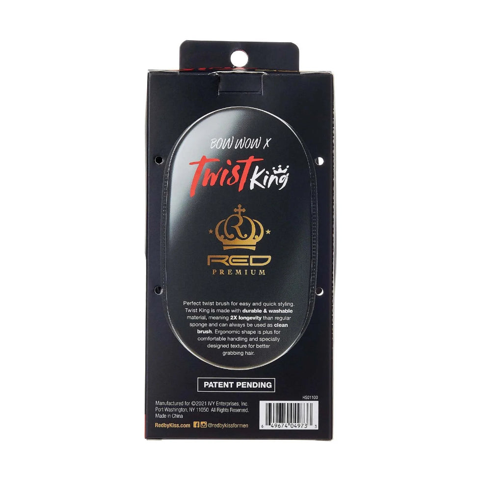 Red by Kiss Bow Wow X Twist King Premium Luxury Twist Styler Brush for textured hair.