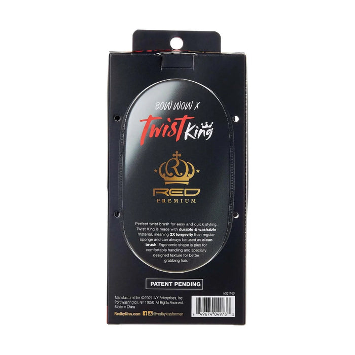 Red by Kiss Bow Wow X Twist King Premium Luxury Twist Styler Brush for textured hair.