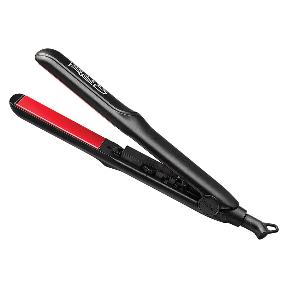 Red by Kiss Ceramic Styler hair straightener flat iron with smooth gliding plates