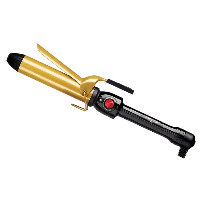 Red by Kiss ceramic tourmaline professional curling iron 1 1/4 inch barrel loose curls styling wand