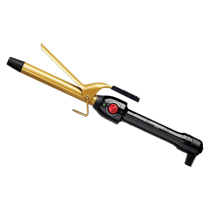 Red by Kiss curling iron 3/4 inch ceramic tourmaline professional styling wand box