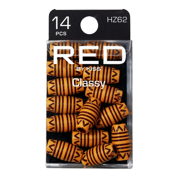 Red by Kiss Classy Style braid charm set metallic cuffs and rings accessories for braids
