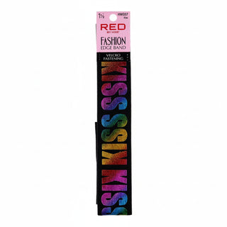 Red by Kiss fashion edge band kiss print adjustable lace melting wrap strap