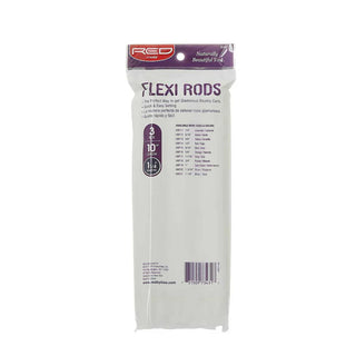Red by Kiss flexi rods 10 inch blue flexible foam curling rollers for heatless spiral curls