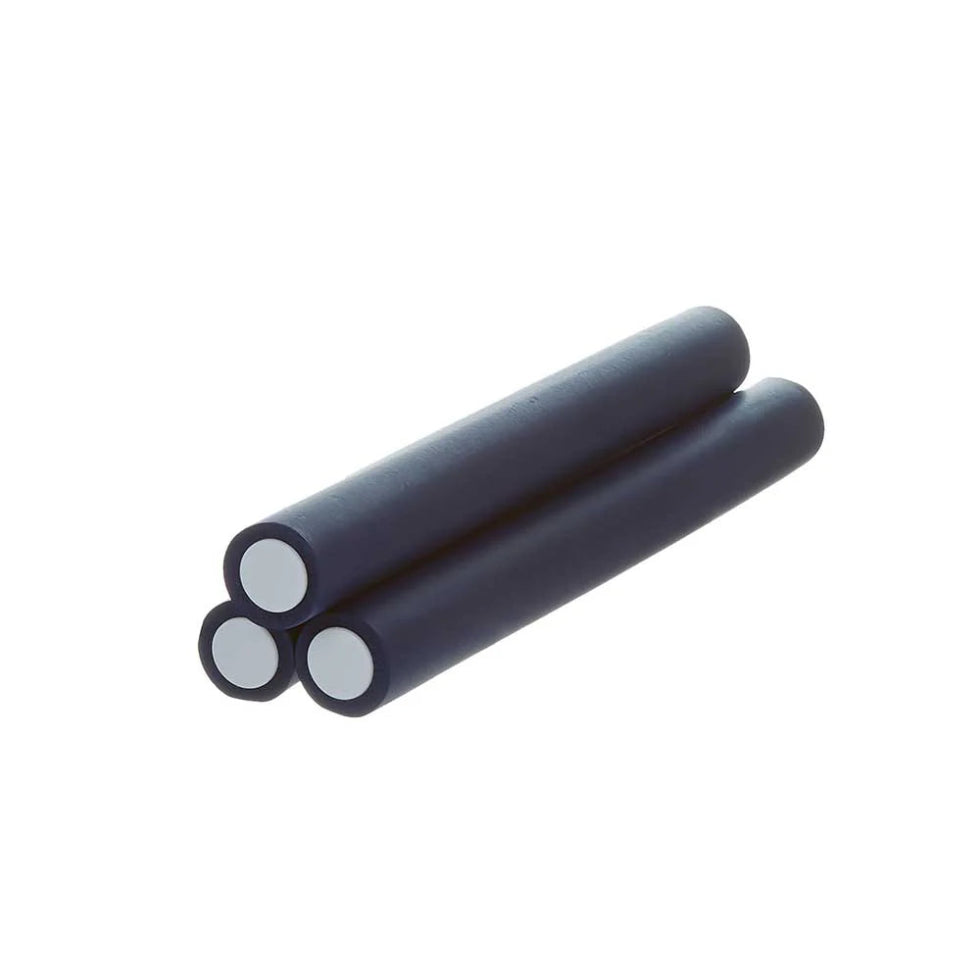 Red by Kiss flexi rods 10 inch blue flexible foam curling rollers for heatless spiral curls