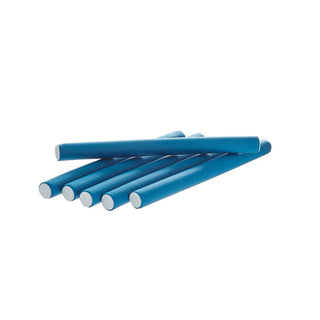 Red by Kiss flexi rods 7 inch blue flexible foam curling rollers 6 pack for heatless spiral curls