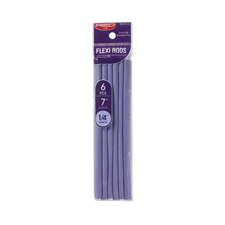 Red by Kiss flexi rods 7 inch lavender flexible foam curling rollers 6 pack for heatless spiral curls